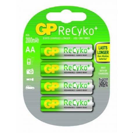 AKUMULATORKI GP NIMH RECYKO+ 2100MAH 4SZT. /R6