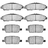 JLEO D1896 D1914 Front Rear Ceramic Brake Pads for 2017-2020 GMC Acadia,Cadillac XT5 XT6,for...