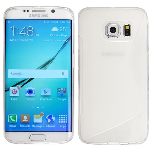 Case Compatible with Samsung Galaxy S6 Edge Plus, Shockproof Gel Soft Silicone Protective Slim Fit Phone Cover For Samsung Galaxy S6 Edge Plus (Clear)