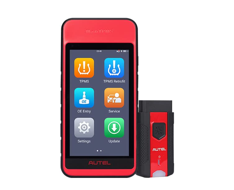 AutelMaxiTPMS ITS600 wireless, touchscreen Android-based tablet that offers complete TPMS diagnostics and service functions.