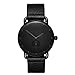 Produktbild MVMT Herren Analog Quarz Armbanduhr mit Lederarmband D-MR01-BBL