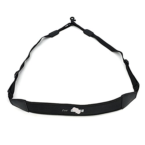 Motutech Nackenband für DJI FPV Fernbedienung, verstellbare Länge für 2 DJI FPV Fernbedienung (Schwarz – erweiterter Hals)