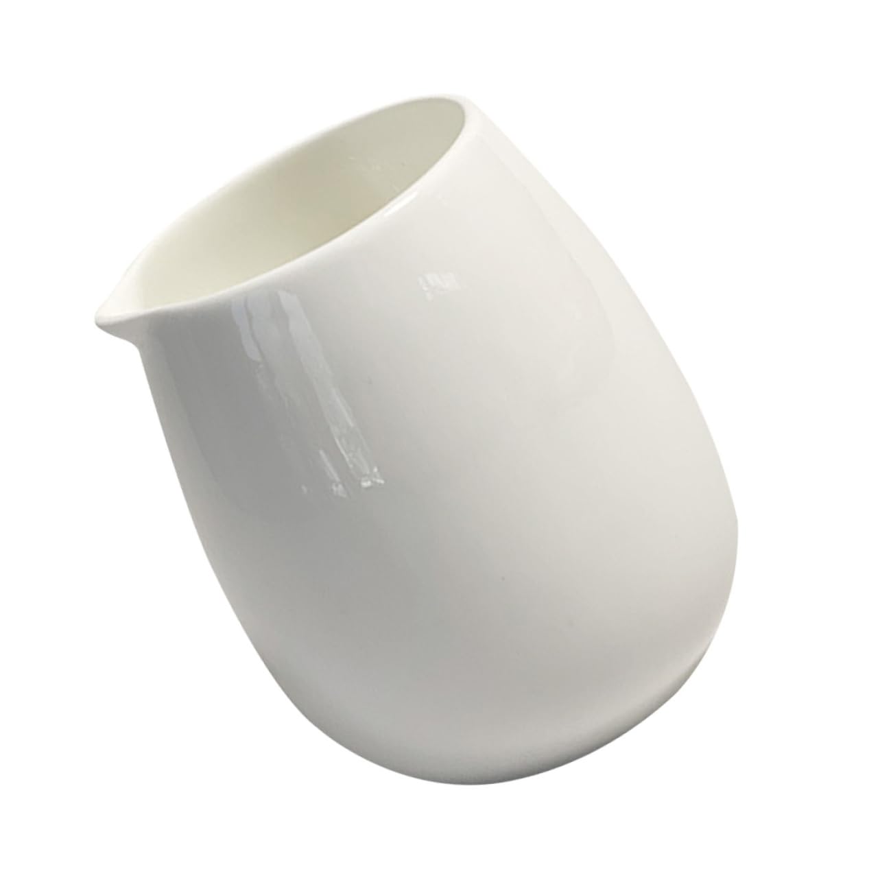 GRIRIW Ceramic Coffee Milk Jug Espresso Cups Sauce Cup Small Creamer Pitcher Coffee Syrup Espresso Jug Vintage Creamer Pitcher Creamer Jug Espresso Mugs Mini Coffee Pot Ceramics White