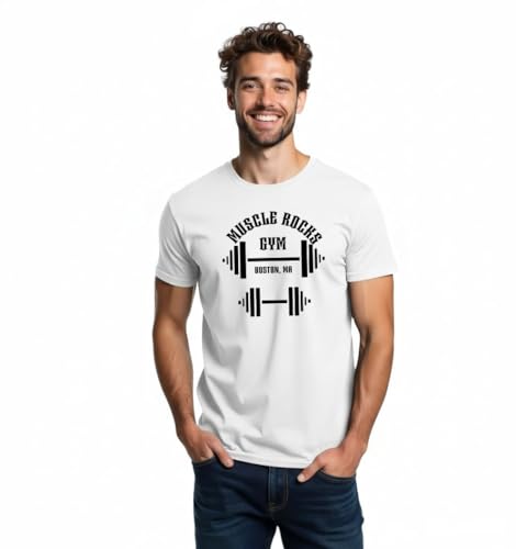 Image of ALOVA Black Round Neck T-Shirt for Men, Polyester Fabric, Gym, Running, Workout Wear, Half Sleeves with Stylish Front Print