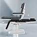 OmySalon Electrical Facial Beauty Spa Medical Treatment Bed, 120° Rotation Massage Tattoo Dental Aesthetic Chair with 3 Motors & Remote Control, Black