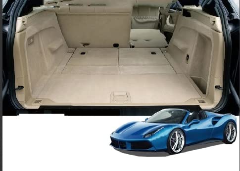 Tapis de sol boue pour compartiment cargo et protection de coffre auto 7 places - 2