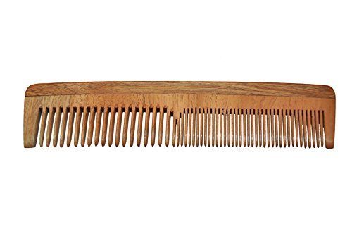 Image of Ekan Men's and Women's Hand Made Anti Dandruff for Free Pocket Neem Comb, 20 Gram