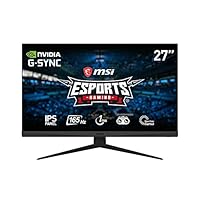MSI Optix G273DE Gaming Monitor 27 Zoll (69 cm), FHD (1920x1080), 165 Hz, 1ms, Nvidia G-Sync Compatible, IPS Panel, schwarz