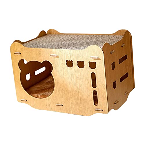 figatia Papelão Cat House Grind Resistente Ao Desgaste Almofada para Arranhadores Cama para Gatos Pl