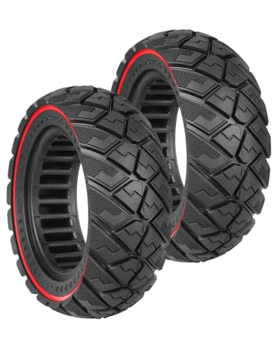 Pneus pleins 9x3.0-5.5" pour KuKirin G2 Pro roue increvable rouge