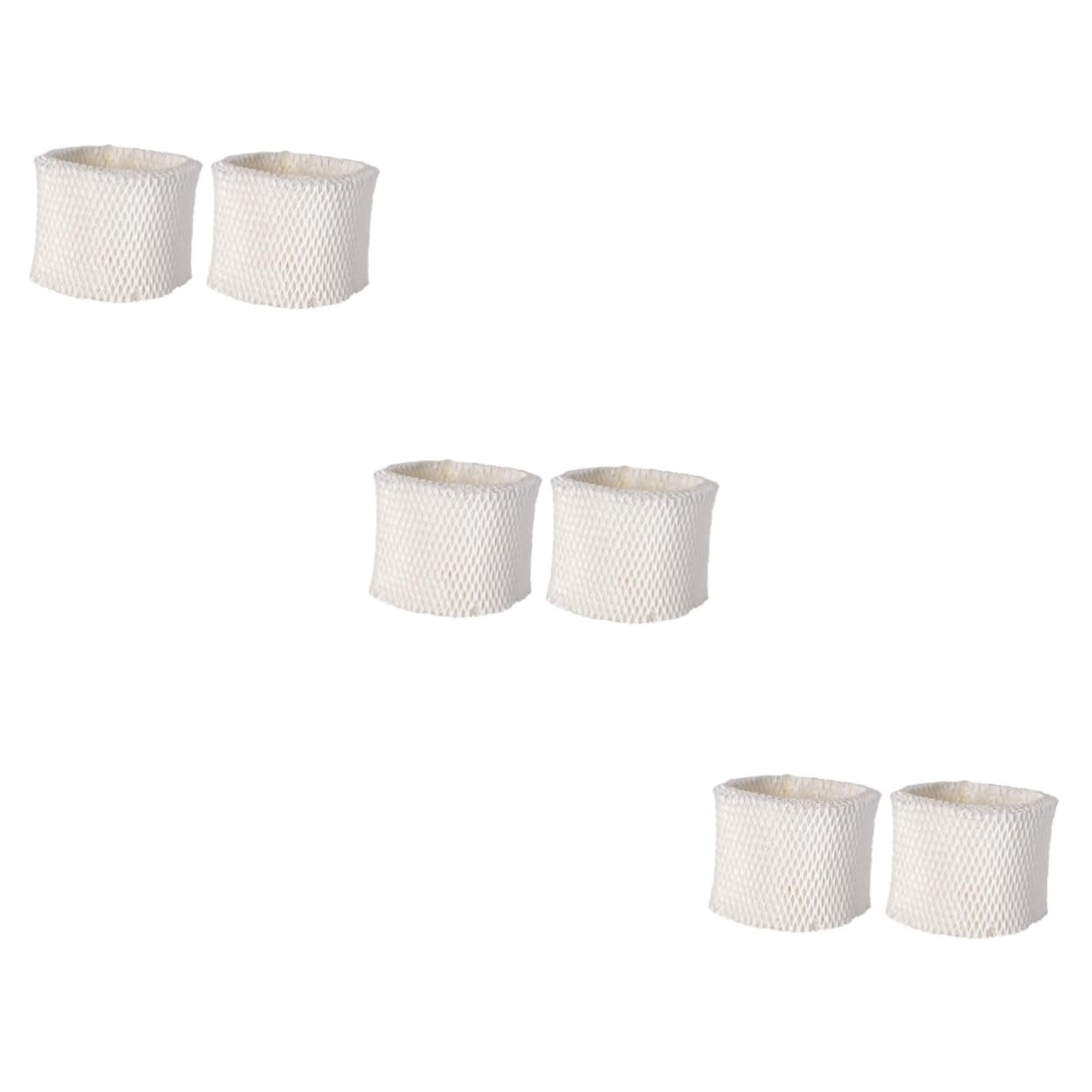 6 pcs Humidifier Filter humidistats for Home Indoor Home humidifiers humidifier Wood Pulp Filter Replacement Filter for humidifier Honeycomb Filter humidifiers Cleaner