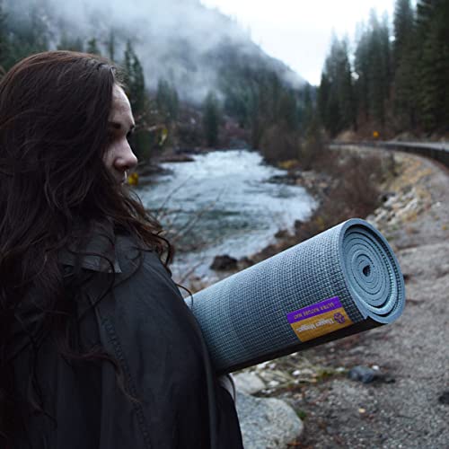 Image of Hugger Mugger Nature Ultra Yoga Mat - Unique Variegated Design, Extra Cushion, Durable, Sticky and Grippy, Stable Non-Slip Surface, Lightweight