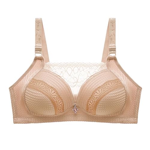 Sujetador de soporte trasero jacquard sin varillas para mujer, figura completa, cierre frontal, brasier de postura, brasier deportivo para mujer, brasier acolchado adhesivo, inserciones, color negro,