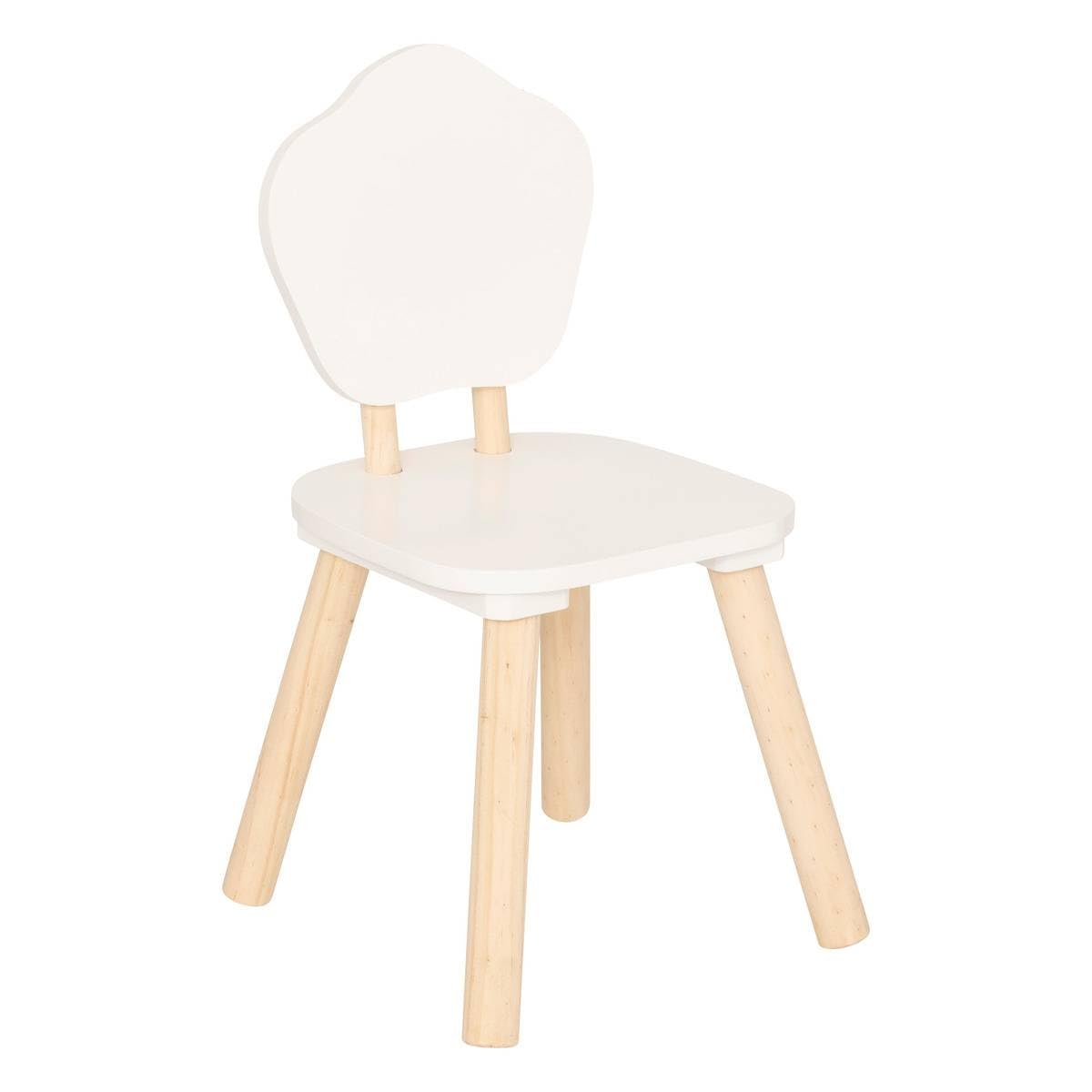 ATMOSPHERA CREATEUR D'INTERIEUR - Sedia per bambini douceur bianca l23xp23xh47cm