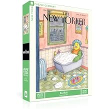 New York Puzzle Company - New Yorker Bird Bath - 500 Piece Jigsaw Puzzle for Adults by Roz Chast