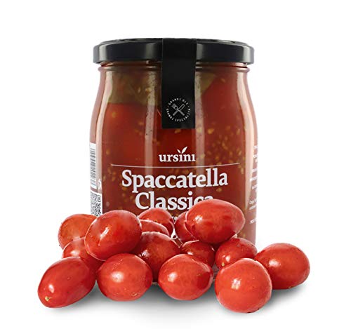 'Spaccatella' Clásica de tomates Datterino cortados por la mitad 550 gr