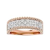 PREMIUM QUALITY: Combining artistry and expert craftsmanship, these simple yet distinguished 18K gold ring reassure our commitment to bring you exceptional quality at affordable prices. This ring is accented with 100% natural, earth-mined diamond (no treatment or enhancement) to add a perfect amount of dazzle to your look.