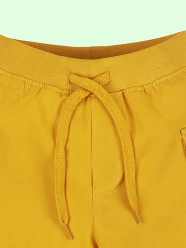 Image of KiddoPanti Boys 100% Cotton Knitted Above Knee Length Basic Cargo Shorts