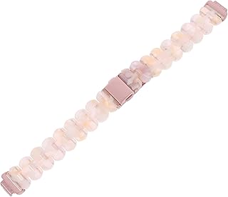UKCOCO 1pc Strap Crystal Gifts Bracelet Watch Smartwatches Resin Replacement Fashion Resin Band Jewelry Watch Band Watch Strap Resin Pattern Strap Pattern Resin Watchband Pink Pattern