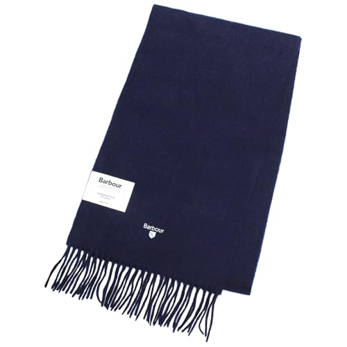 [Barbour] (バブアー) マフラー メンズ レディース ストール ラムウール USC0008 (Navy(NY11)) [並行輸入品]
