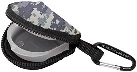 Retain-It - The Safe, Clip-on, Retainer, Mouth Guard and Dental Appliance Storage Solution! (Camouflage)