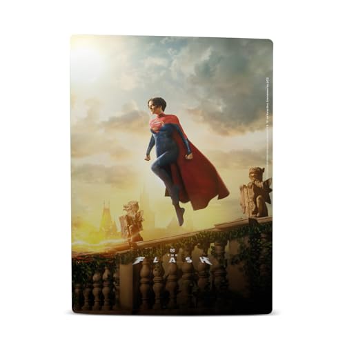 Vinyle Flash Supergirl PS5 Digital avec découpe précise console et DualSense