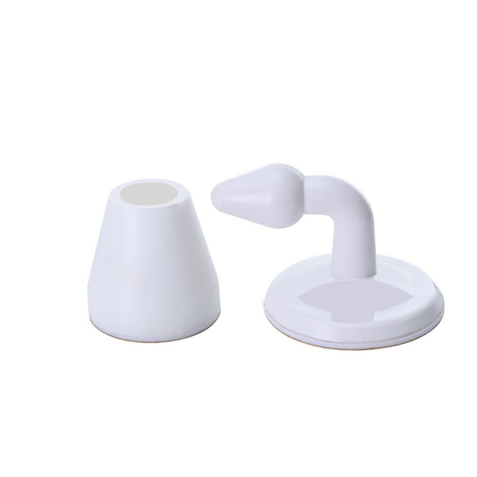 Nvsfzgiyg 5V Abs Silicone Door Stopper Lock Protective Pad Anti-Collision Protection Self Adhesive Doorstop Wall Protectors(5V)