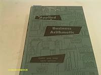 Applied business arithmetic,: For personal and business use B0007E3IVM Book Cover
