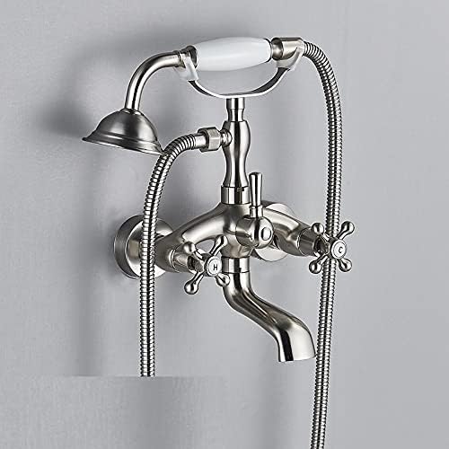 Mitigeur d'évier de baignoire long bec fini les éclaboussures