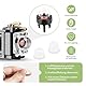 Forever Speed Universal Benzinschlauch Kit,4 Stück Kraftstoffschlauch,Benzinschlauch für Rasenmäher mit Filterelement, Primer Bulb, Ölrohrschelle