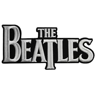 The Beatles Logo Oversized Patch - Les Beatles, Paul McCartney, John Lennon, RIngo Starr, George Harrison