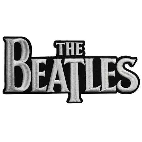 The Beatles Logo Oversized Patch - Les Beatles, Paul McCartney, John Lennon, RIngo Starr, George Harrison The Beatles Logo Oversized Patch
