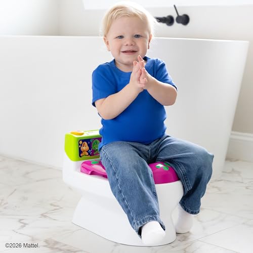 image for Sunny Days Entertainment Barney Potty Trainer, Floor Potty Chair with 