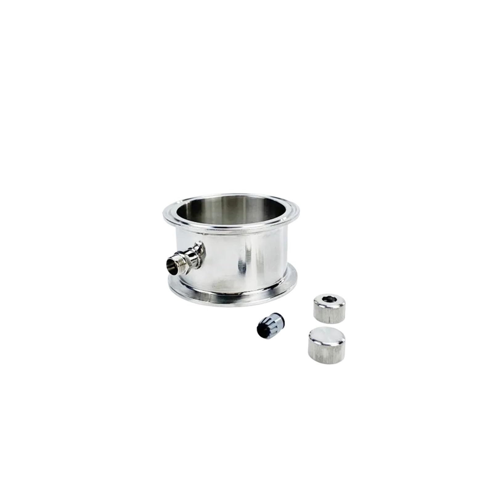 Hkvtvcypya Women's Without Thermometer 2" Od64mm Tri-Clamp Pipe With Welded Thermowell Nipple Connection Fitting