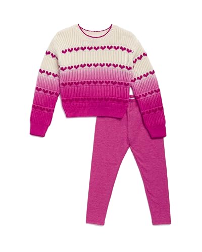 Ensemble fille pull cœurs et pantalon Splendid pour en finir avec les matins difficiles