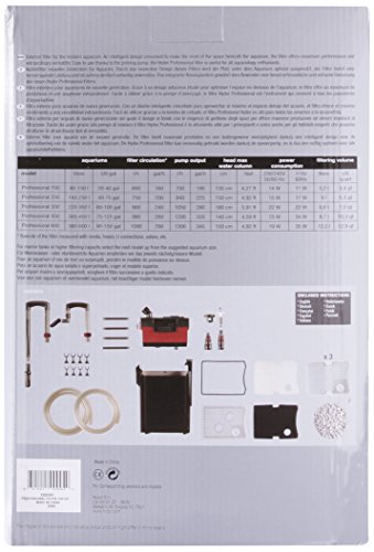 Hydor Professional External Canister Filter – Aquarium External Filter – Telescopic Intake Tubes, Easy Priming – EcoSystem in a Box – Biological, Mechanical, Chemical Filtration – 190 to 345 gph