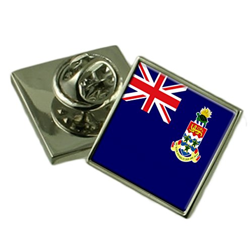 Insignia de solapa de las Islas Caimán accesorio de traje diario con cuadro grabado exclusivo