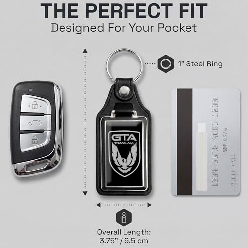 Image of Brotherhood Car Key Chain for Trans Am Firebird - Classic Models Keychain for Men and Women Gift Key Ring