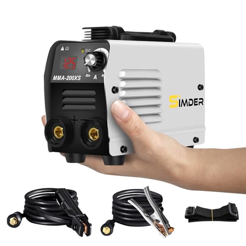 Image of SSIMDER Stick Welder, 110V 3.55Lbs Mini ARC Welder, with IBGT Inverter compatible E6013 E7018 Welding Rods 1 /16 inch 1 /8 inch, for Beginners Home DIY and Outdoor Use