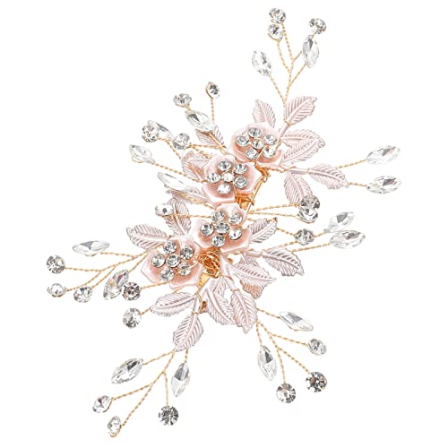 Peigne de mariée pour demoiselles d'honneur et coiffure de mariage sur le côté