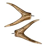 Mountain Mike's Reproductions Faux Antler Curtain Rod Forked Ends