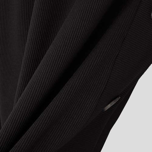 Men's Button Slim Fit Mock Turtleneck Pullover Sweater Casual Basic Knitted Thermal Sweaters As an Inner Base Layer4