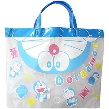 Amazon Co Jp ビニールバッグ プールバッグ ドラえもん オフ ブルー プールバック ビーチバッグ ビーチバック プール クリアバッグ 小学校 はっ水 撥水 防水 ピロル ホビー