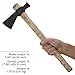 CRKT Chogan Hammer T-Hawk: Outdoor Camping Axe with Hammer Poll, Forged Carbon Steel Head, Tennessee Hickory Wooden Handle 2724