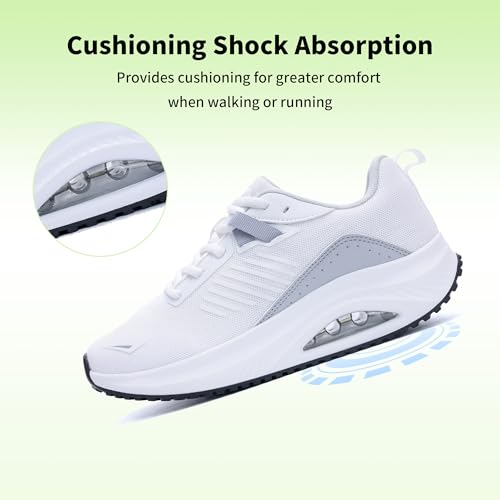 Image of RomenSi Womens Arch Support Walking Shoes Orthotic Fashion Sneakers Tennis Shoes for Plantar Fasciitis Pain Relief US 5.5-11