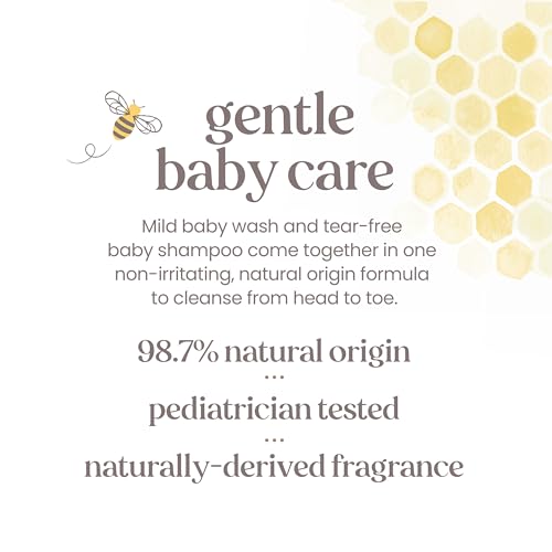 Burt's Bees Baby Calming Shampoo and Wash with Lavender, Tear-Free, 12 Fluid Ounces - image 6