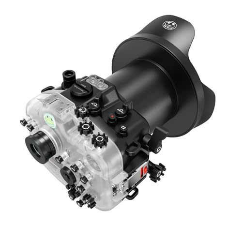 Ficha técnica Funda impermeable subacuática para cámara Sony A7MIV IPX8 de 132 pies 40 m funda de buceo con vidrio antirreflejos y completo A7MIV WA005-A - Fernando Cortés