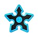 EastPoint Throwing Stars - 8-Pack, Blue & Yellow - Safe Foam Stars for Axe Throwing Game - Outdoor Adult Patio & Backyard Games