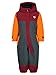 Ziener Combinaison de ski Anup Mini unisexe pour bébé - Imperméable - Coupe-vent - Chaud - Laine - Gris - 92