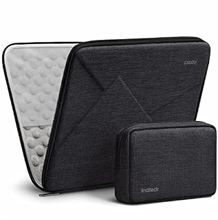 Inateck Super mocne etui na laptopa, kompatybilne z MacBook Air 13 M2/M1 2022-2018, MacBook Pro 13 M2/M1 2022-2016, Surface Pro 9/8/7/6/X/5/4/3, XPS 13